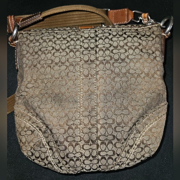 Vintage Coach Y2K Brown Mini C Signature Soho Buckle Crossbody Bag - Picture 12 of 12